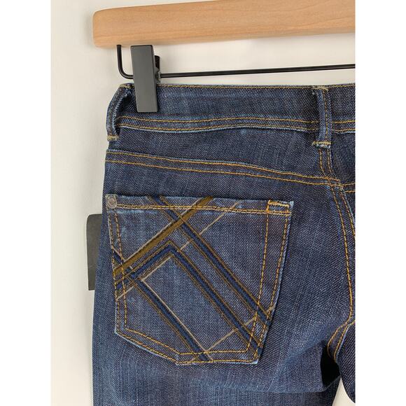 Buffalo David Bitton Roxie Low Rise Tulip Leg Denim Jeans Women's Size 24 New - Picture 7 of 11